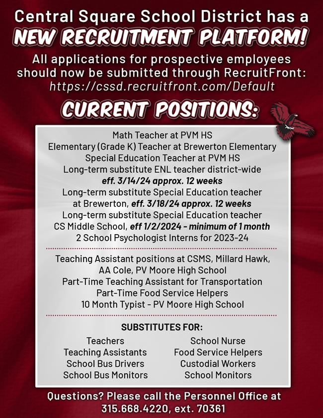 Current positions CSSD